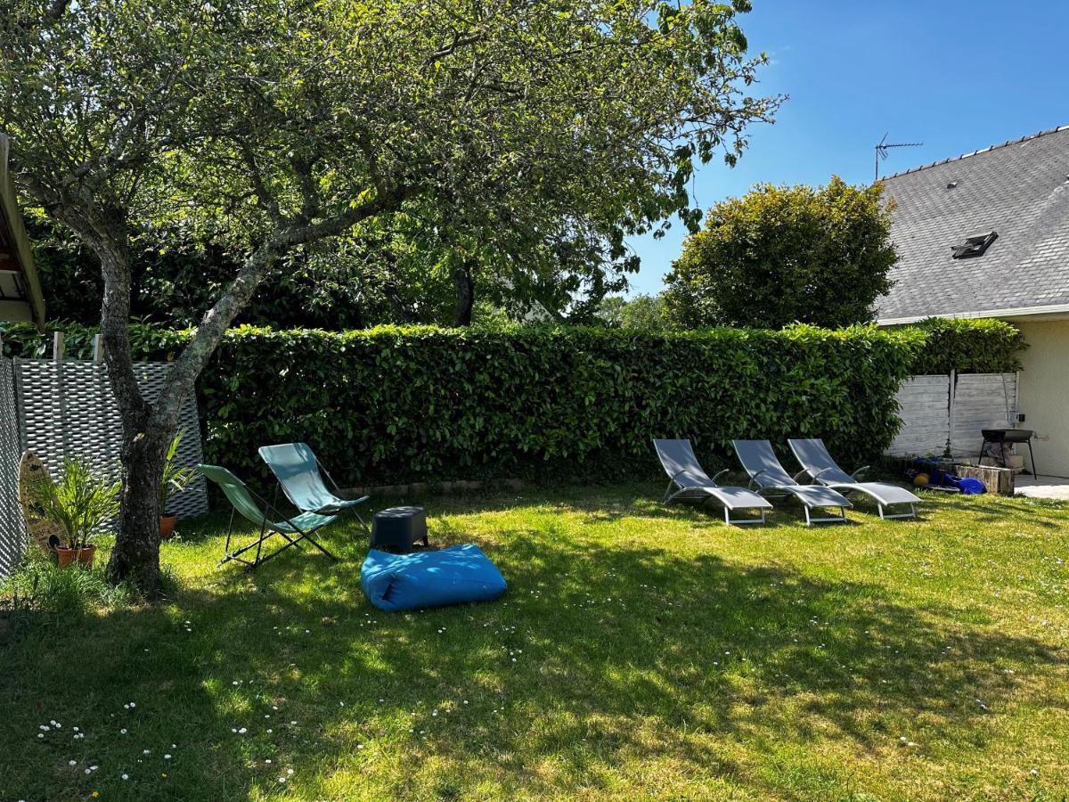 Les Temps Heureux Exclusivement Familles Villa Quimper Bagian luar foto